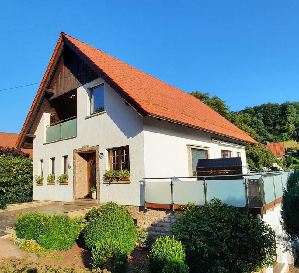 Ferienwohnung Am Rennsteig Bei Eisenach - Ilona Schmidt Wolfsburg-Unkeroda Екстер'єр фото